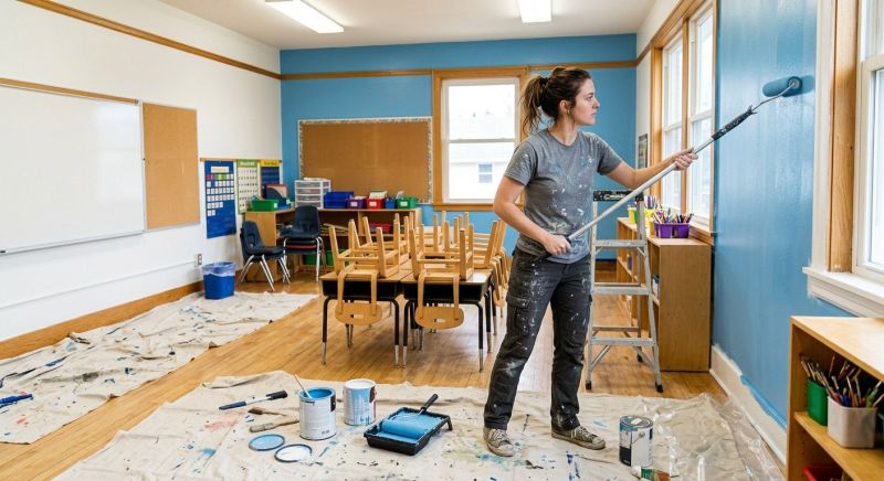 Classroom Painting in Chandler, AZ