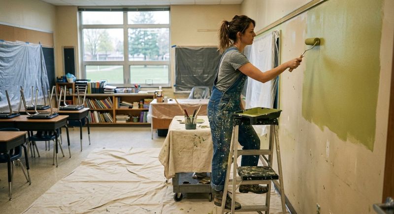 Classroom Painting in Greeley, CO