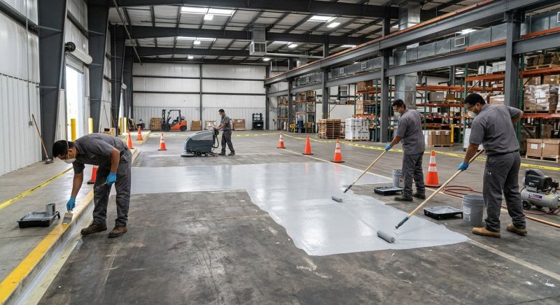 Commercial Concrete Painting in Littleton, CO
