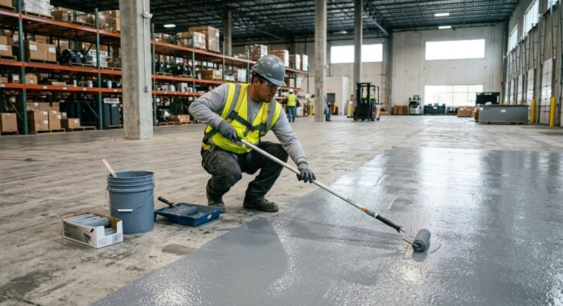 Commercial Concrete Painting in Littleton, CO