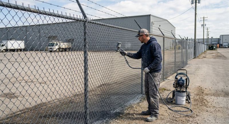 Commercial Fence Painting in Pinellas County, FL