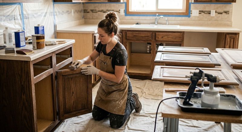 Cupboard Refinishing in Lafayette, IN